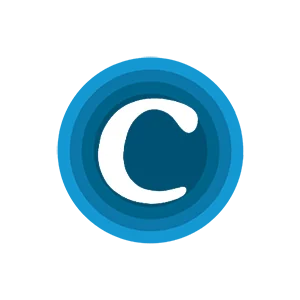 ClashN 的程序图标,蓝色同心圆中间一个白色字母 C